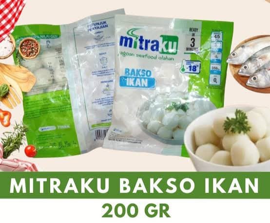 Bakso ikan  mitraku 200 gr