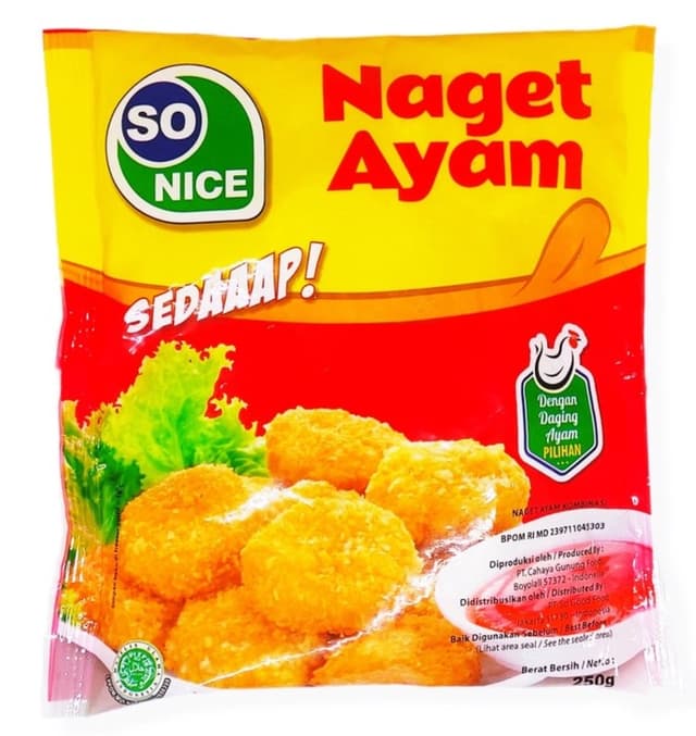 Nugget ayam sonice 250 gram