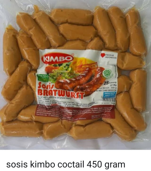 Sosis kimbo coctail 450 gr