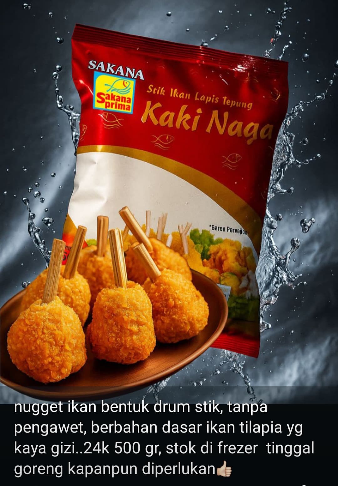 Kaki naga ikan sakana