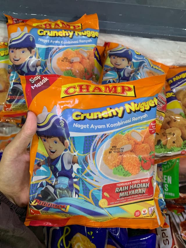 Nugget crunchy champ 450 gram