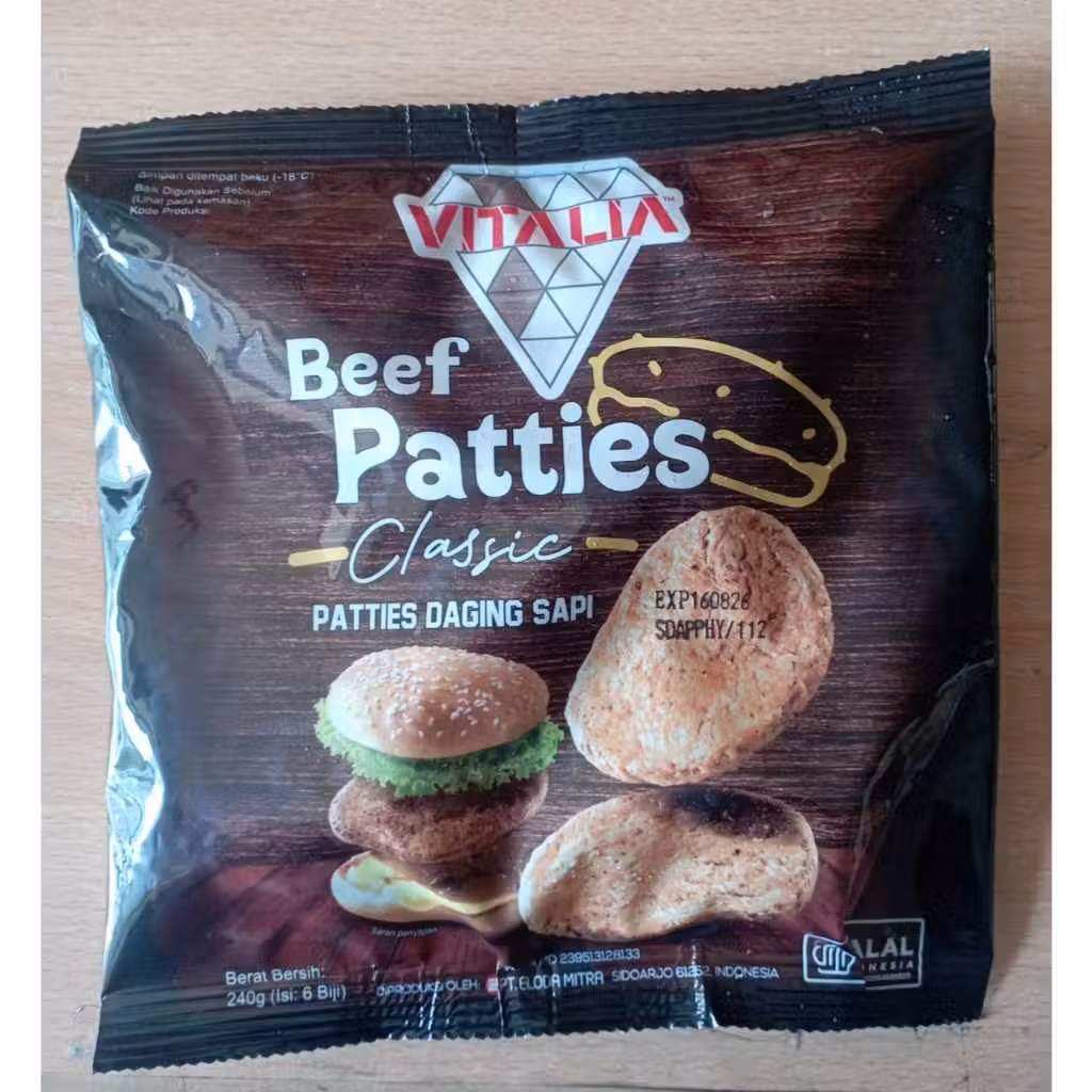 Beef patties vitalia