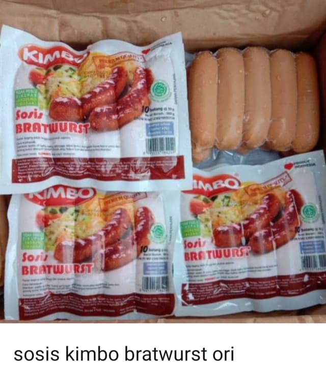 Sosis kimbo bratwurts original 10 pcs