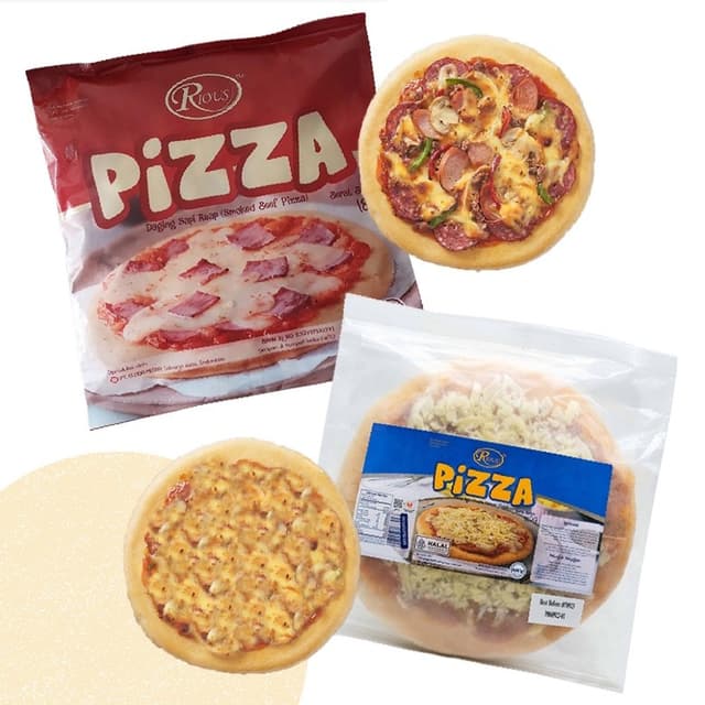 Pizza rious double cheese