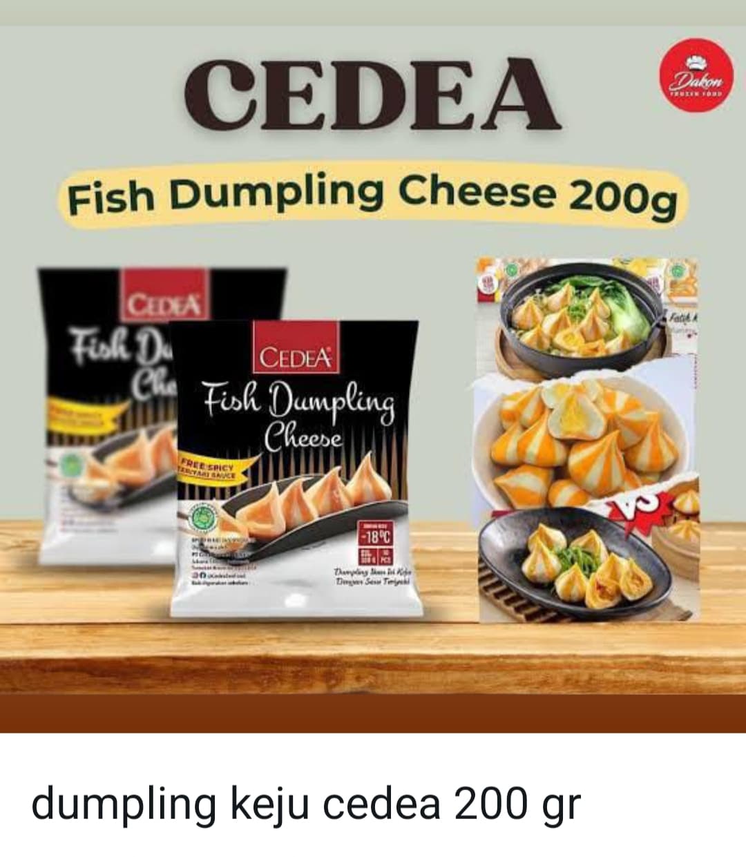 Dumpling keju 200 gram 