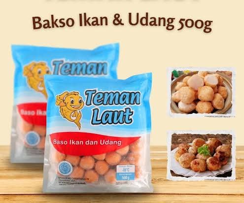 Bakso udang teman laut 500 gr