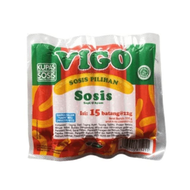 Sosis Vigo ayam+sapi 15 pcs