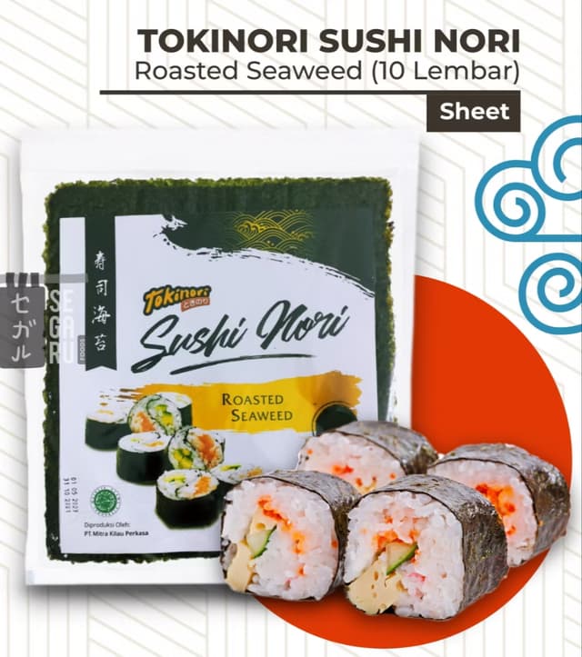 Sushi nori tokinori 10 lembar