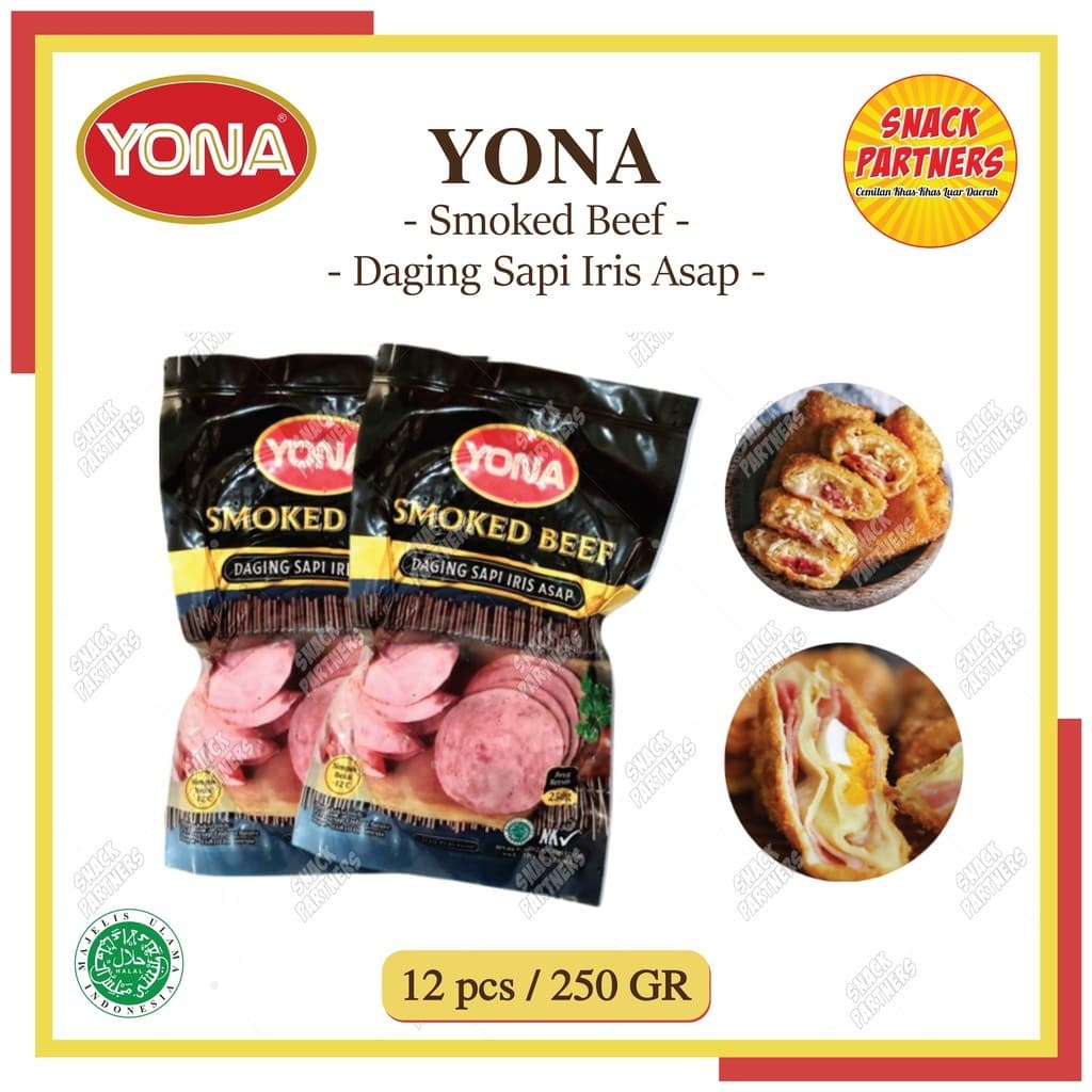 Smoked beef yona 250 gram 12 pcs